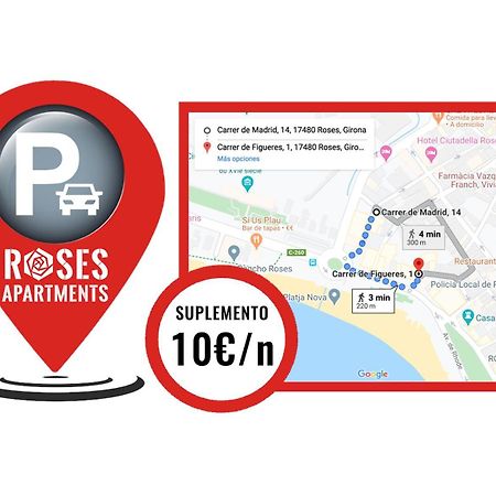 Roses Apartments Ocean 2 Habitaciones Vista Mar Lateral Kültér fotó