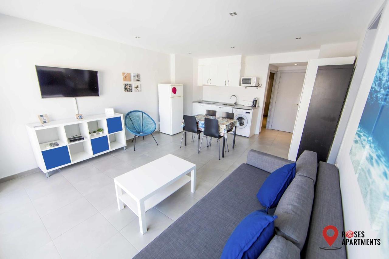 Roses Apartments Ocean 2 Habitaciones Vista Mar Lateral Kültér fotó