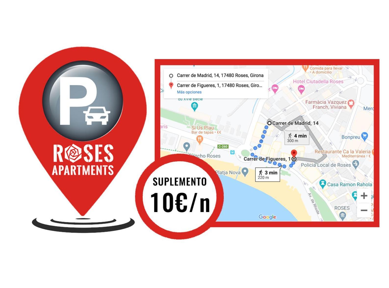 Roses Apartments Ocean 2 Habitaciones Vista Mar Lateral Kültér fotó
